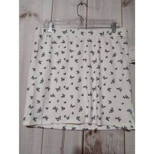 So‎ Skirt Ladies Extra Large White Butterfly Pencil
